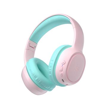 Casque sans fil Tronsmart KH02 pour enfants - Rose / Cyan