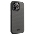 Coque Hybride iPhone 14 Pro Max Tumi Aluminium Carbon - Noire