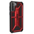 Coque Hybride Samsung Galaxy S21+ 5G UAG Monarch - Carmesí / Noire