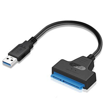 Câble Adaptateur USB 3.0 SATA III W25CE01 - Noir