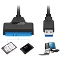 Câble Adaptateur USB 3.0 SATA III W25CE01 - Noir