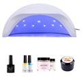 Lampe UV pour Ongles avec 15 lampes LED - 36W - Blanc