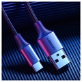 Câble USB-C Ugreen Quick Charge 3.0 - 3A, 1m - Gris