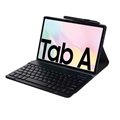 Étui Ultra Mince avec Clavier Bluetooth pour Samsung Galaxy Tab A7 10.4 (2020) - Noir