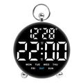Réveil LED multifonctions UltraClear - Noir / Blanc