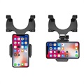 Support Voiture Rotatif 360 Universel pour Rétroviseur - Noir