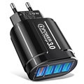 Adaptateur Secteur USB Universel à Charge Rapide à 4 Ports - 48W - Noir