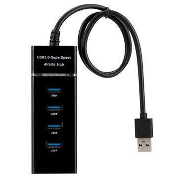 Hub Universel 4-Port SuperSpeed USB 3.0 - Noir