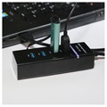 Hub Universel 4-Port SuperSpeed USB 3.0 - Noir