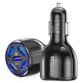 Chargeur Voiture Rapide Universel 5xUSB - QC3.0 - Noir