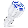 Chargeur Voiture Rapide Universel 5xUSB - QC3.0 - Blanc