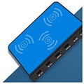 Universal 9-in-1 Charging Station - EU Plug - Blue / Black