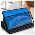 Universal 9-in-1 Charging Station - EU Plug - Blue / Black