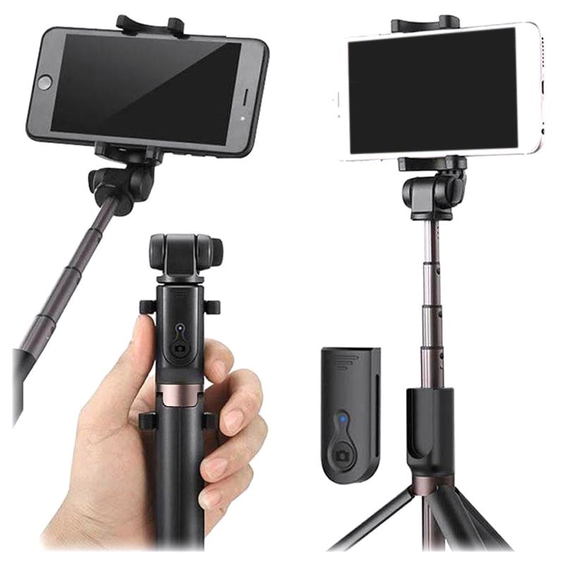 Perche à Selfie Magnétique 3 En 1 - Trépied Extensible Avec Aimant Magsafe Pour IPhone 12-15 - Télécommande Bluetooth, Rotation 360°