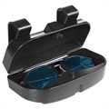 Porte-Lunettes de Soleil Universel Clipsable pour Voiture - Noir