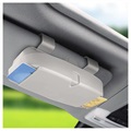 Porte-Lunettes de Soleil Universel Clipsable pour Voiture - Gris
