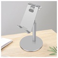 Support du Bureau Universel pour Smartphones et Tablettes - Argenté