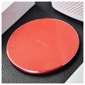 Chargeur Sans Fil Qi Universel Rapide Q25 - 10W - Rouge