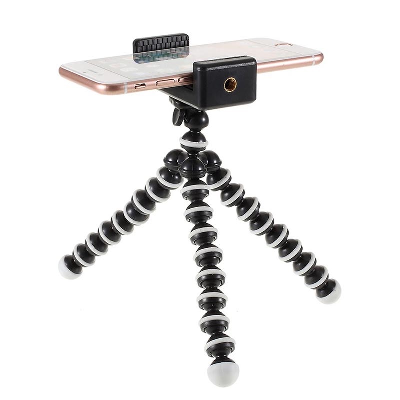 Support Trépied Flexible Universel pour Smartphone - 60-85mm - Noir