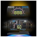 Support Voiture Universel HUD pour Smartphones - 6" - Noir