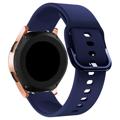 Bracelet Universel en Silicone pour Smartwatch - 20mm - Bleu Marine
