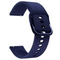 Bracelet Universel en Silicone pour Smartwatch - 20mm - Bleu Marine