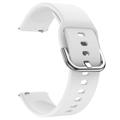 Bracelet Universel en Silicone pour Smartwatch - 20mm - Blanc