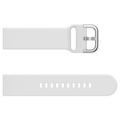 Bracelet Universel en Silicone pour Smartwatch - 20mm - Blanc