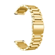 Bracelet Universel en Acier Inoxydable pour Smartwatch - 22mm - Doré