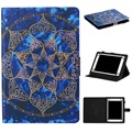 Étui à Rabat Universel Stylish Series pour Tablettes - 8" - Mandala