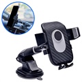 Support Voiture Télescopique Universel avec Ventouse - Noir / Gris
