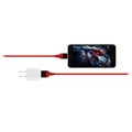 Adaptateur Type-C vers HDMI Universel - 2m - Rouge