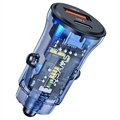 Chargeur Voiture USB et USB-C QC&PD Baseus Magic - 45W - Noir