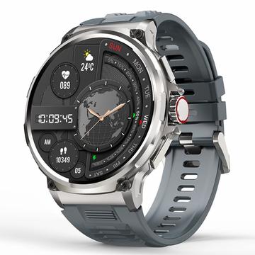 V69 Montre intelligente étanche avec surveillance de la fréquence cardiaque - Argent