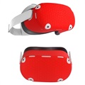 Coque en Silicone Casque Oculus Quest 2 VR - Rouge