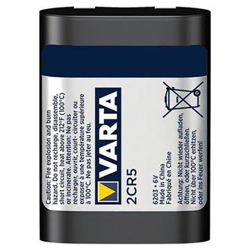 Batterie Professionnelle Varta 6203 2CR5