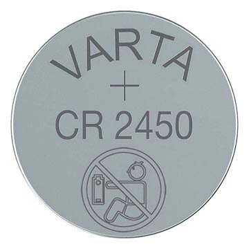 Pile Bouton Lithium Varta CR2450/6450 6450101401- 3V