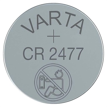 Pile Bouton Lithium Varta CR2477/6477 6477101401 - 3V