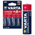 Pile AA Varta Longlife Max Power 4706110404 - 1.5V - 1 x 4