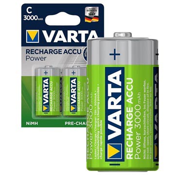 Piles Rechargeables C/HR14 Varta Power Ready2Use - 3000mAh - 1x2