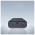 Batterie Externe Veger ACE100 avec Prise EU pliable - 10000mAh - Noir