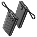 Batterie Externe a/ Câble Lightning, USB-C, USB, MicroUSB Veger C10 - 10000mAh