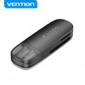 Vention 2-en-1 USB 2.0 lecteur de cartes - Adaptateur de carte mémoire SD et TF externe
