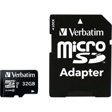 Carte Mémoire MicroSDHC Verbatim Pro - 32Go