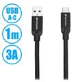 Câble USB-C / USB-A Verbatim Sync & Charge - 1m - Noir