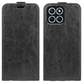 Étui à Rabat Honor X8 5G Vertical avec Porte-Cartes - Noir