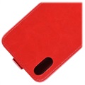Étui à Rabat Sony Xperia L3 Vertical avec Porte-Cartes - Rouge