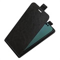 Étui à Rabat Vertical iPhone 14 Pro Max avec Porte-Cartes - Noir