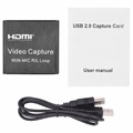 Carte de Capture Vidéo avec Entrée Micro et Sortie Ligne - USB 2.0, HDMI