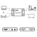 Carte de Capture Vidéo avec Entrée Micro et Sortie Ligne - USB 2.0, HDMI